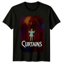 Užuolaidos (1983 m) Filmo plakato įkvėpti marškinėliai Retro 80-ųjų T-shirt XL