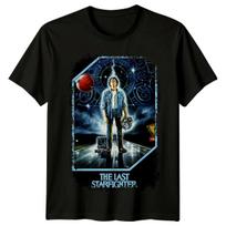 Paskutinis žvaigždžių kovotojas (1984 m) Filmo plakato įkvėpti marškinėliai Retro 80-ųjų marškinėliai Unisex 3XL