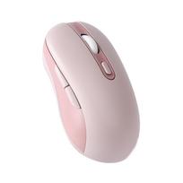 Wireless Bluetooth Mouse, 2.4GHzUSB Compatible, Silent, Rechargeable, Optical, Compact, Portable, Cordless, Compatible with