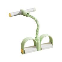 Multi-Function Resistance Band Pedal Exerciser with Handles Six Tubes for Home Fitness and Strength Training Equipment One Size