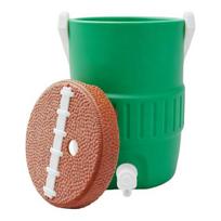 Sports Cooler Drink Bucket for 12oz Cans, Mini Beer Can Holder for Beach Party, Football Basketball Ice Container for Tailgate rugby