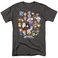 Avatar The Last Airbender - Chibi Group -  Men Children's T-shirt 110