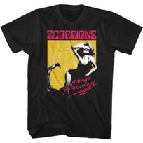 SCORPIONS cd cvr SAVAGE AMUSEMENT Official SHIRT 2XL New blackout first force S