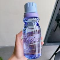 Portable Fitness Water Bottle Transparent Drop-Resistant Water Cup Outdoor Cup  Fitness Activities