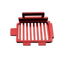 SHEAWA Motor Heatsink for Kyosho Mini-Z AWD - Heat Dissipation Parts, Accessories, Metal Cooling Components (Red)