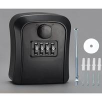 LUXROB Key Lock Box 4-digit Code Password Storage Key for Home Wall Mounted Anti-theft Waterproof Outdoor Knob Safe Key Box juoda