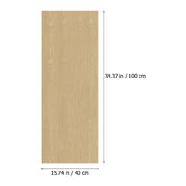 Waterproof PVC Floor Sticker Peel and Stick Wood Grain Planks Removable Floor Tile Sticker for Bedroom Kitchen Office Home smėlis