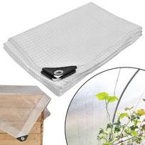 Kotarbau® Tarpaulin Protective Covering Strong Thick Universal Reinforced Reinforced Waterproof Transparent Clear Greenhouse 120 G/M2 2X4 M