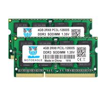 Motoeagle DDR3L 1600 PC3L-12800 1.35V (Low Voltage) 4GB x 2 204-Pin Laptop Memory, Mac Compatible