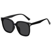 Korean Retro Big Frame Sunglasses: Women's High-End UV Protection with Slimming Effect