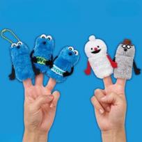 Puppet SunSun Finger Mascot Complete Set of 5 Types (Approx. 7cm)