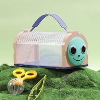 Insect Clip Children'S Insect Cage Multifunctional Capture Observation Box Toy  Home Garden žalia