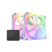 NZXT RF-R14DF-W1 [140mm] 2916 RGB Fan (2 units) + Fan Controller Set - Case Fans, Airflow Fans, White