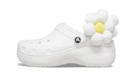 Crocs Classic Flower Clogs 'White' Women's 209236-90H 38-39