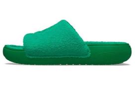 Crocs Slip Resistant Slide Slippers Women's Green 209962-3WH 41-42