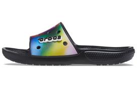 Crocs Spalvoti Laisvalaikio Unisex Daugiaspalviai Juodi Šlepetės 207557-0C4 34-35