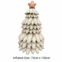 Aluminum Film Christmas Foil Balloon Party Props Inflatable Christmas Tree Balloon DIY Large Inflatable Balloon 10inch