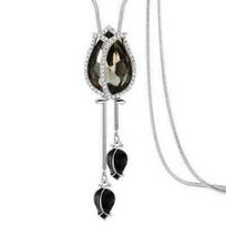 Trendy Korean-Style Tulip Sweater Chain Necklace with Tassel Pendant for Women
