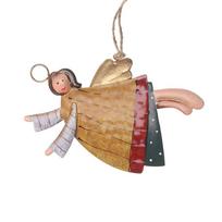 Handicraft Drop Ornaments Xmas Tree Embellishment Christmas Decorations Cartoon Angel Santa Claus Hanging Pendants