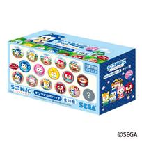 SEGA Fave SONIC & FRIENDS Original Can Badge Assortment Box: 1 box  16 badges, 16 different designs in total.
