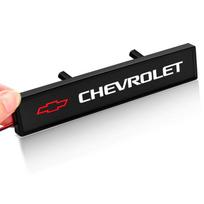 1Pcs Car Decorative Light LED Front Hood Grille Emblem Badge Decor for Chevrolet Epica Lanos Cobalt Lacetti Captiva Aveo T250 juoda