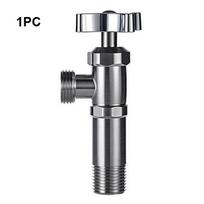 Household Bathroom Water Heater Angle Valve 304 Stainless Steel Large-flow Cold and Hot Water Triangular Valve 1/2PC