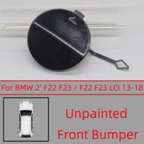 For BMW 2 Series 218 220 225 228 230 F22 F23 Lci 2013-2019 51117391808 51127391807 Front Rear Bumper Tow Hook Cover Trailer Cap