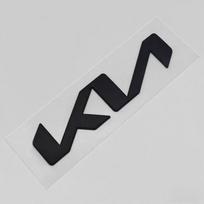 Car front and rear emblem sticker accessories for Kia GT-Line Sportage Ceed Rio Picanto Sorento Soul Cerato Venga Forte 13cm X 3cm matinė juoda spalva
