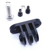 Aluminum Alloy Bike Mount for 360 GoPro, Seat/Headlight Adapter, Horizontal Underslung Base