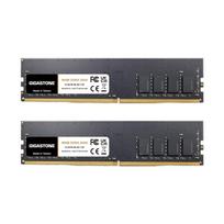 [DDR4 Memory] GIGASTONE 16GB x 2 (32GB Kit) DDR4 2666MHz (2400MHz or 2133MHz) PC4-21300 (PC4-1920017000) CL19 1.2V UDIMM 288 Pin Unbuffered Non-ECC