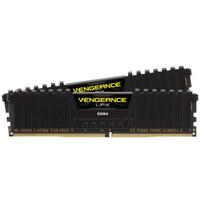 CORSAIR VENGEANCE LPX DDR4 Memory 16GB (8GB x 2) 3200MHz Intel XMP Compatible CL16 Desktop PC Memory Black CMK16GX4M2E3200C16