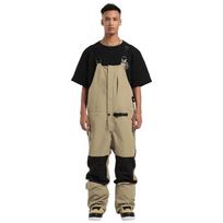 Unisex Waterproof Breathable Ski Bib Pants - Warm, Wear-Resistant Snowboard Suit L
