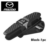 Car Sunglasses Holder Magnetic Clip Card Ticket Glasses Box For Mazda 2 3 5 6 Axela Atenza Speed 6 CX3 CX4 CX5 CX7 CX8 CX9 MS
