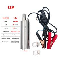 12V/24V 130W Portable DC Submersible Electric Pump For Diesel Fuel Delivery Water Sewage Suction Transfer Electric Pump 60L/Min EU