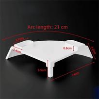 Tunnel Structure Aquarium Corner Hiding Cave Corner Design Plastic Small Fish Shrimp Concealed Room Underground Cave Shelter balta