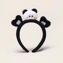 Cartoon Plush Panda Headband With Creative Design For Girls Hair Accessory Gift Panda