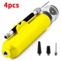 Portable Basketball Pump Versatile Inflator For Soccer Volleyball And Other Sports Balls geltona
