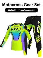 motocross gear set Enduro cross Jersey Pant Kits Racer Gear Set Off-road Mens Kits Women's mountain Downhill Motorcycle MX L-34