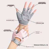 Breathable Anti-Slip Half Finger Workout Gloves for Men & Women - Ideal for Yoga, Pull-Ups, and Training Small