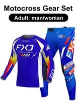 motocross gear set Enduro cross Jersey Pant Kits Racer Gear Set Off-road Mens Kits Women's mountain Downhill Motorcycle MX S-30