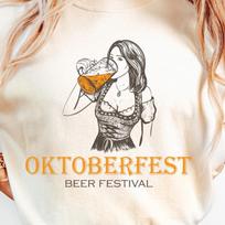 Oktoberfest Beer Festival T-shirt | Bavarian and German Fall Festival Tee Shirt S