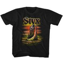Styx Ferryman Black Youth T-Shirt 140