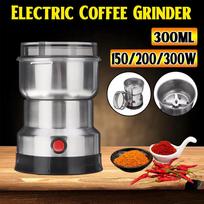 150/200/300W Electric Coffee Grinder Kitchen Cereal Nuts Beans Spices Grains Grinder Machine Multifunctional Coffee Home Grinder 150W