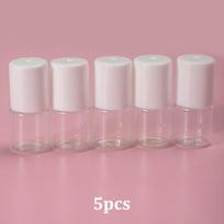 5/10/20pcs 2ml Essential Oil Perfume Bottle Stainless Steel And Glass Roll On Durable For Travel Cosmetic Container