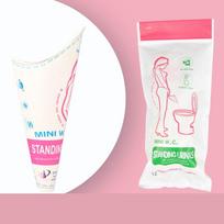 12pcs Waterproof Disposable Paper Urinal Paper Portable Paper Urinal Toilet Universal Leak-Proof Standing Pee Cup Outdoor