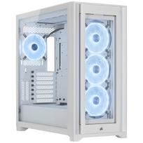 CORSAIR iCUE 5000X RGB QL Edition Mid-Tower PC Case, White (True White) CC-9011233-WW