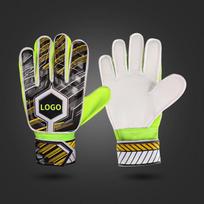 Children's Latex Anti-Slip Goalkeeper Gloves with Finger Protection for Youth Football Training Size 10