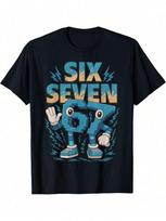 Unisex Meme 67 Six Seven 6 7 Italian T-Shirt XL