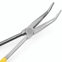 90 Degree Bent Needle Nose Pliers Extra Long Long Nose Pliers Long Reach Pliers  Vehicle Repairing 45 degrees