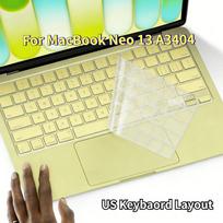 Clear Transparent Keyboard Protector Skin For MacBook Neo 13  A3404 EU/UK US Layout Ultra-thin 0.1mm TPU Dustproof Anti-spill